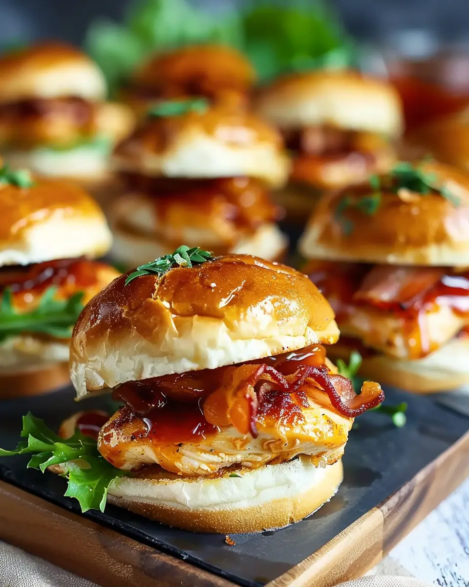 Maple Chicken Bacon Sliders: The Ultimate Recipe You’ll Love