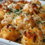 Cheddar Ranch Chicken Tater Tot Bake