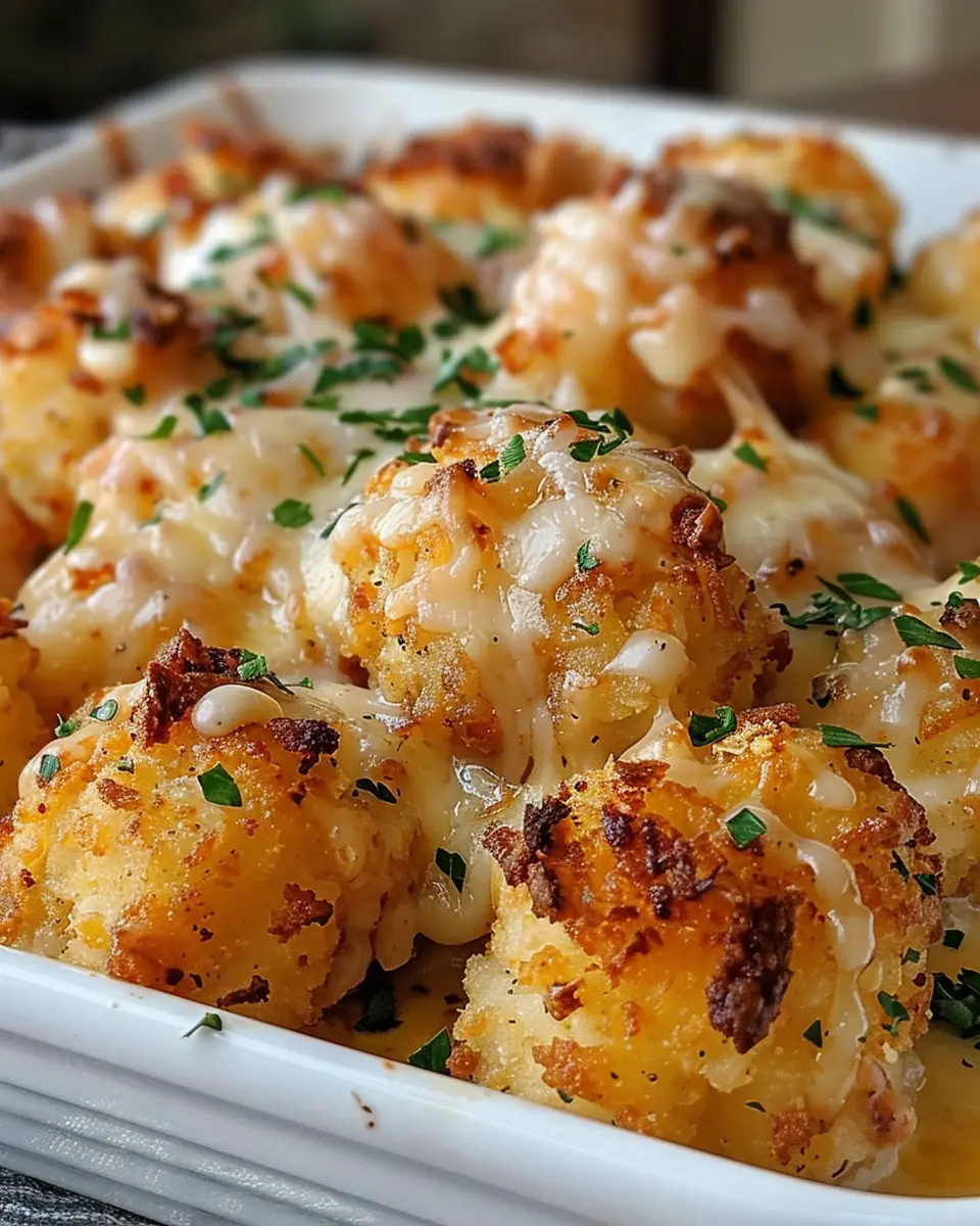 Cheddar Ranch Chicken Tater Tot Bake: Easy Comfort Food Delight