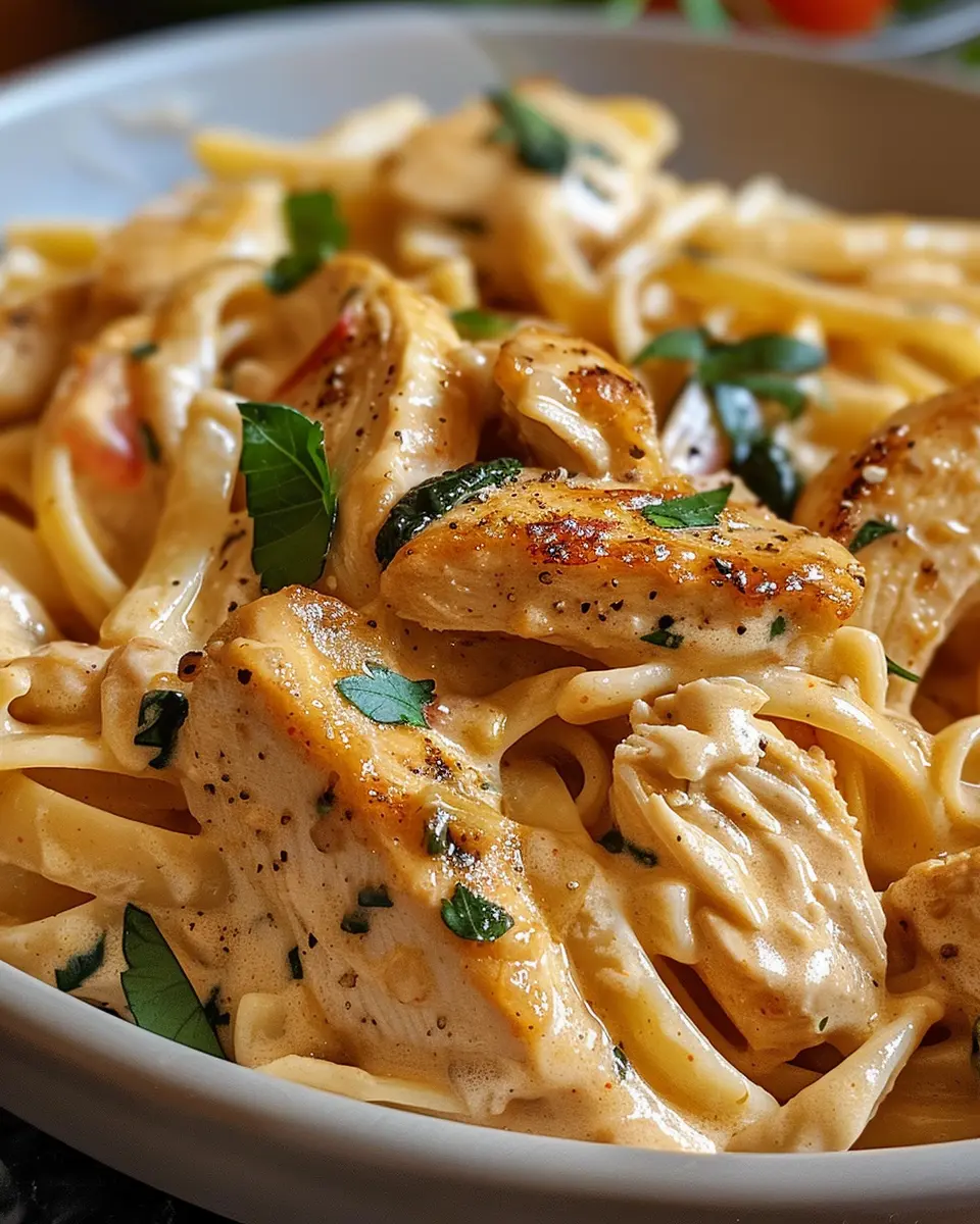 Creamy Cajun Chicken Pasta: Indulgent Dinner with Turkey Bacon