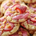Strawberry Crunch Cookies