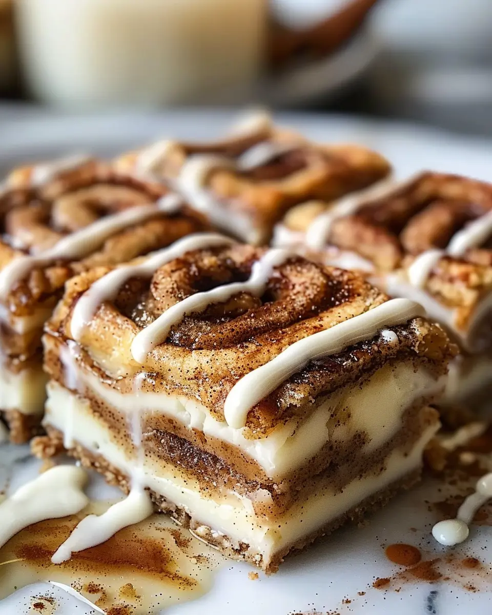 Cinnamon Roll Bliss Bars: Easy Indulgence for Sweet Tooth Cravings