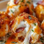 Buffalo Chicken Bacon Mozzarella Bombs for Game Day Bliss