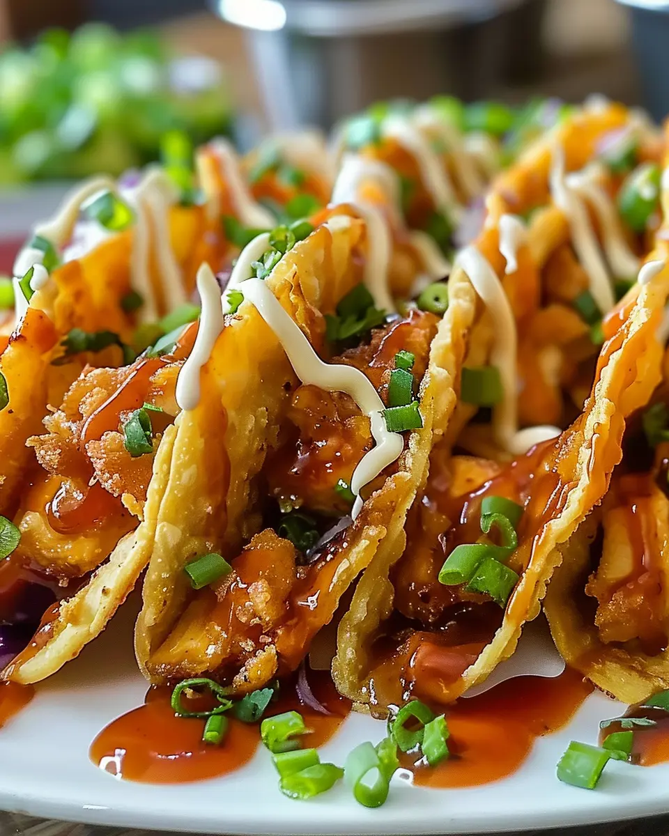 Applebee’s Chicken Wonton Tacos