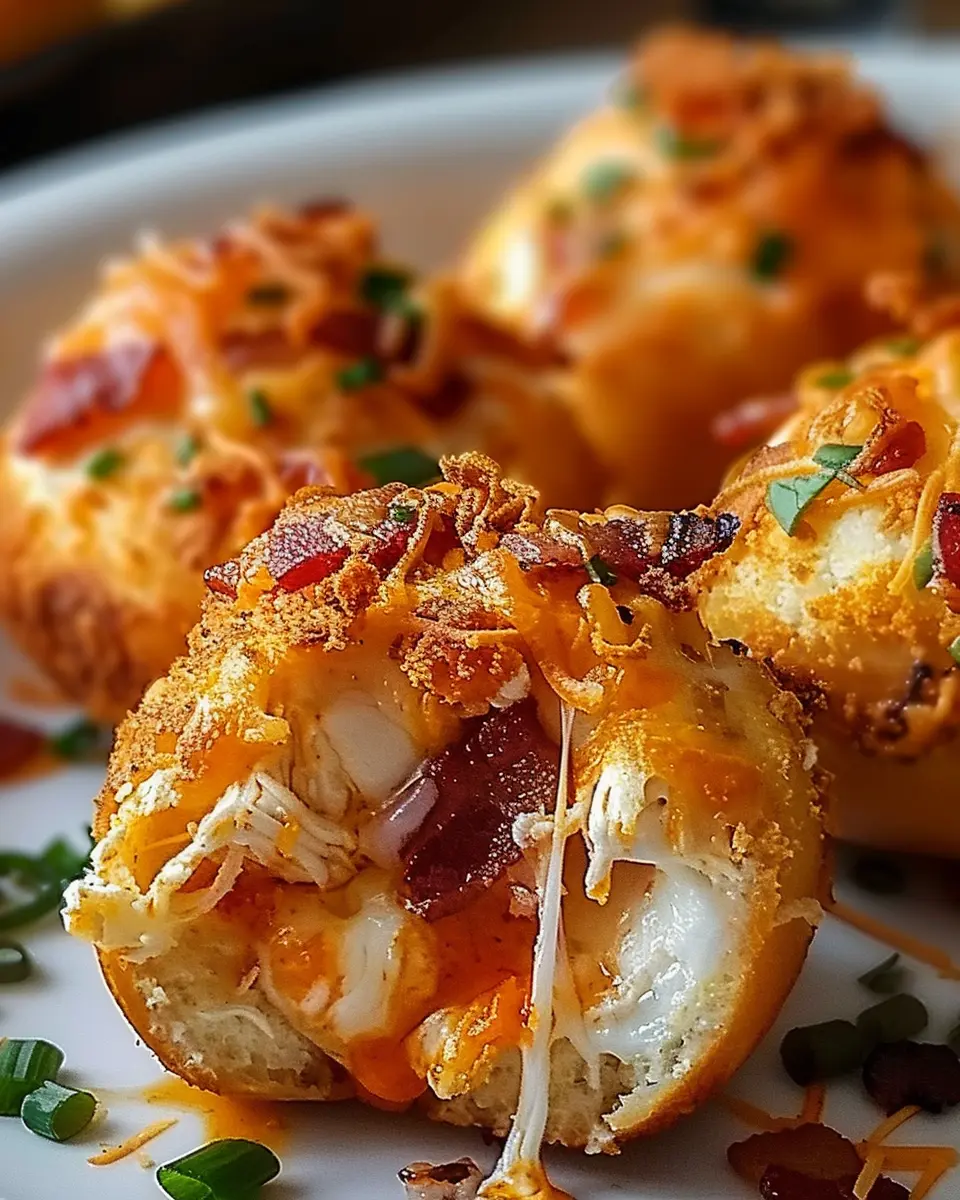 Buffalo Chicken Turkey Bacon Mozzarella Bombs for Game Day Bliss